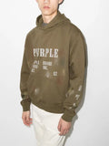 Purple Brand logo-print long-sleeve hoodie