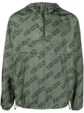 Kenzo logo-print hooded jacket