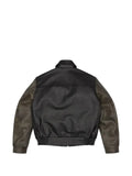 Denim Tears colour-block leather jacket