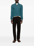 Brioni half-zip long-sleeve sweater
