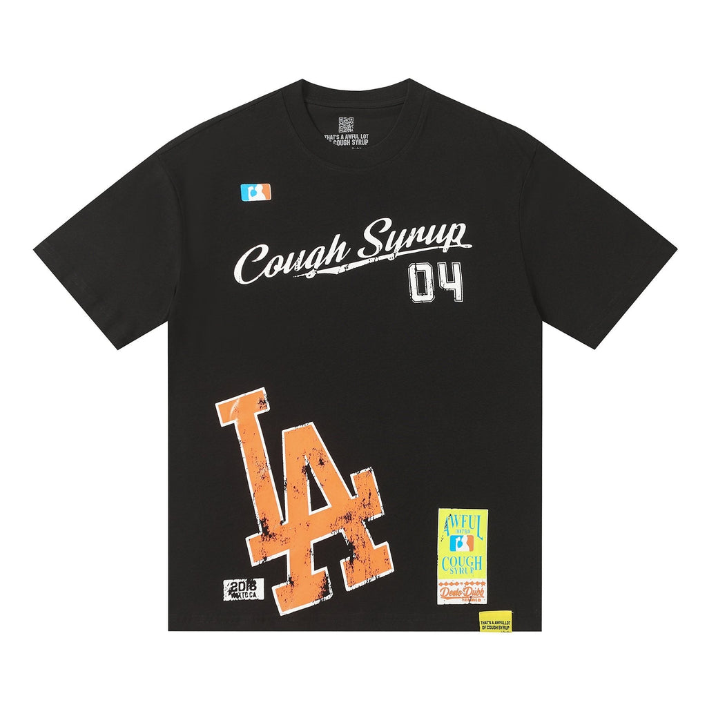 THAT'S A AWFUL LOT OF COUGH SYRUP Front & Back Graphic Short-Sleeve T-Shirt